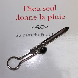 Marque page, pierre d’onyx noire